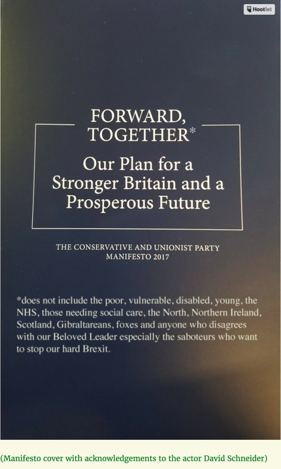 The Tory definition of togetherness