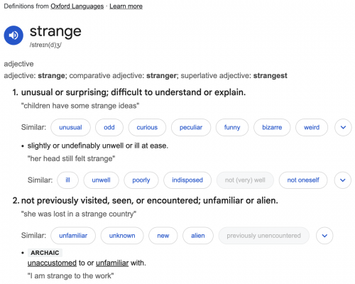 On strangers, and our duty to them