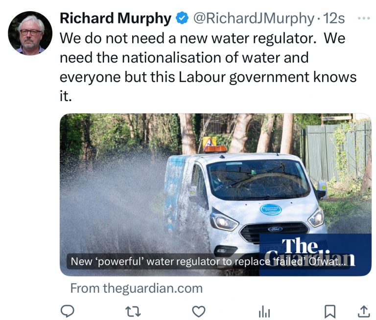 We do not need a new water regulator