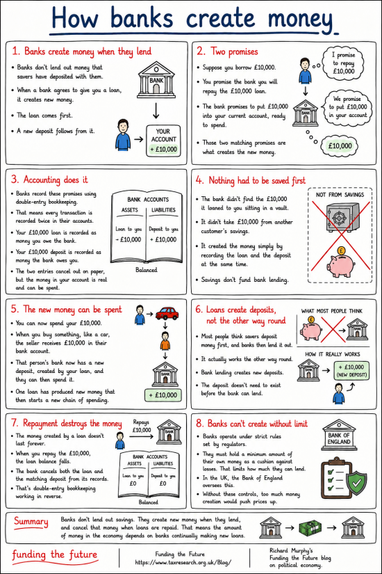 Inforgraphic: How banks create money
