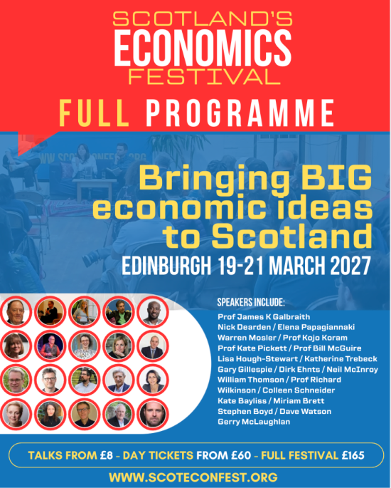 Scotland’s Economics Festival 2027