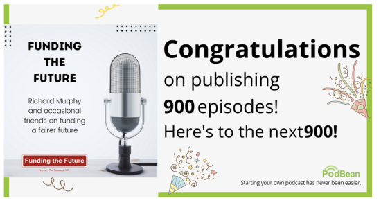 Funding the Future: the podcast at 900