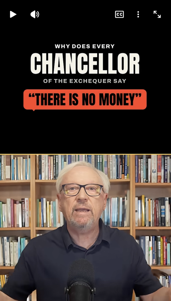 Why does the Chancellor say there is no money?